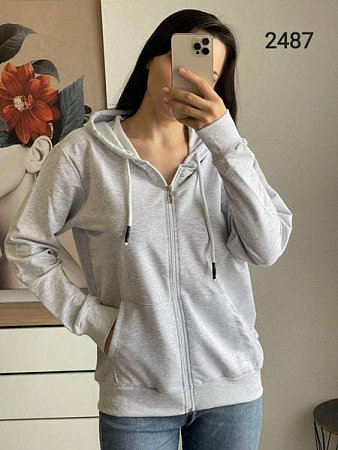 Кофта Спорт Fsn 2487 l.grey - делук