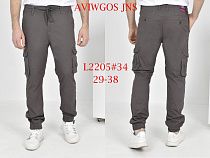 Джинсы God Baron L2205 brown - делук