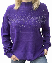 Свитер Elena&Vika 24070 purple - делук