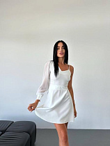 Платье Adam&Eva 228 white - делук