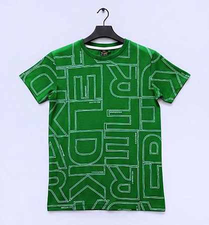 Футболка Dino DN129 green - делук