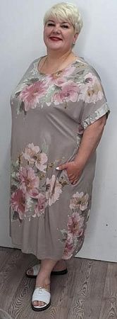 Платье Romeo Life RL387 grey - делук