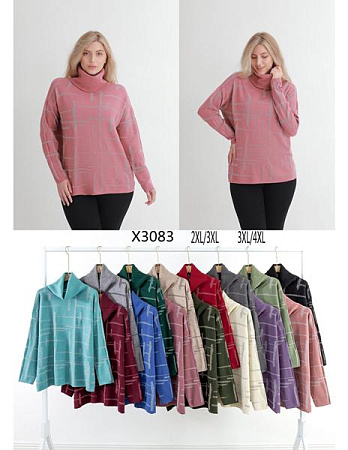 Свитер Anne-Kiss Me X3083 mix - делук