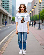 Футболка Mary Brand 519 white - делук
