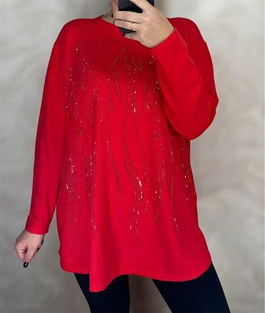 Свитер Dgmd 25202 red - делук