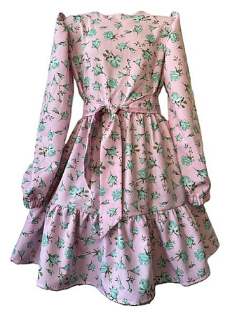 Платье Safi S37 pink - делук