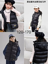 Жилетка Fashion Kids 6608 black - делук