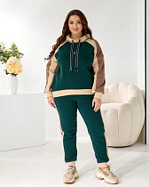 Костюм Спорт Seven Zikina 946 green - делук