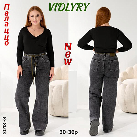Джинсы Vidlyry 3013-3 d.grey - делук