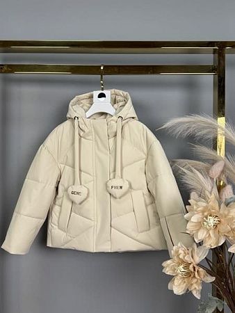Куртка Delfinka 6656 beige - делук