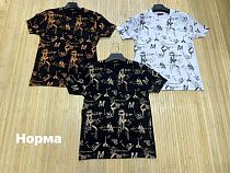 Футболка Navas NV664 black-beige Футболка Navas NV664 black-beige - делук