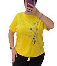 Футболка Levisha 25038 yellow - делук