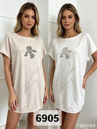 Туника Gertie 6905 beige - делук
