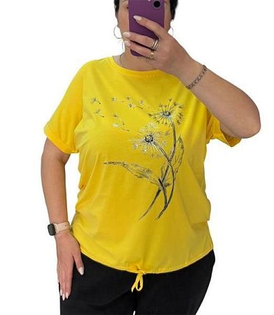 Футболка Levisha 25038 yellow - делук