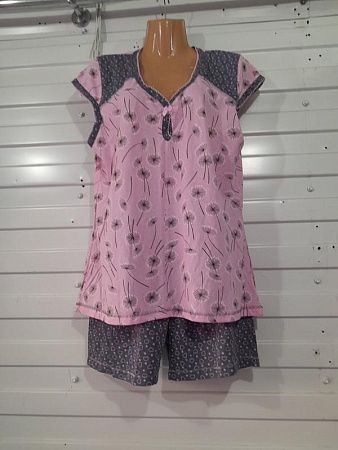 Пижама Akvarel A86 pink - делук