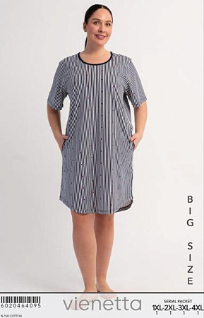 Ночнушка Trikotag T611 grey - делук