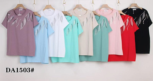 Футболка Xie DA1503 mix - делук
