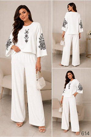 Костюм Loren 614 white - делук