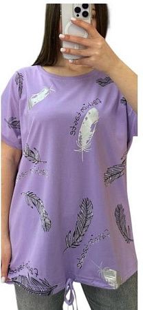 Футболка Elena&Vika 25312 lilac - делук