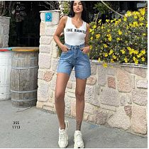 Шорты Jeans Style 355-1113 blue - делук