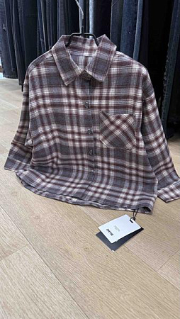 Рубашка Fashion Kids 82212 grey-wine - делук