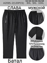 Штаны Спорт Redoor A2095-2 black - делук