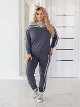 Костюм Спорт Seven Zikina 1339 grey - делук