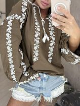 Вышиванка Lora LR274 khaki Вышиванка Lora LR274 khaki - делук