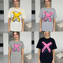 Футболка Annet YT5805-5 black - делук