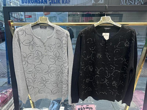 Свитер Julia JL885 l.grey - делук