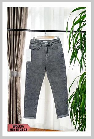 Джинсы Newjeans W533 black - делук