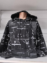 Худи Panda 1476 black - делук