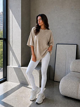 Футболка New Season FV043 beige - делук