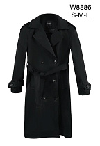 Пальто Immei W8886 black - делук