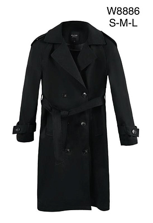 Пальто Immei W8886 black - делук