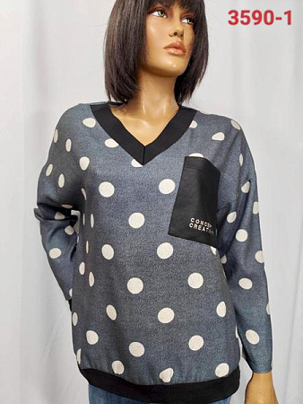 Свитер Lida 3590-1 d.grey - делук