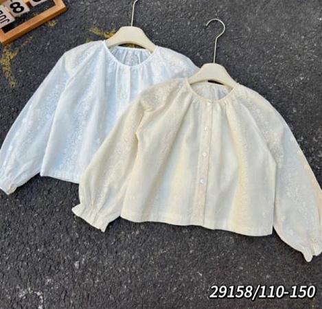 Блузка Meloria 29158 beige - делук