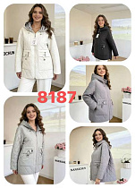 Куртка Liopt 8187-1 grey - делук