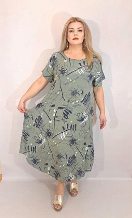 Платье Romeo Life 1515 khaki - делук