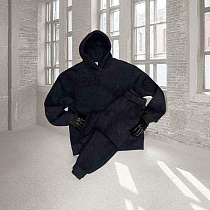 Костюм Спорт Newe Esto NE132 black - делук