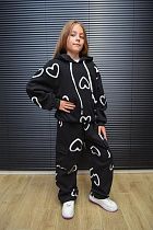 Костюм Спорт Yalisi 5802 black - делук