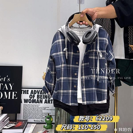 Рубашка Meloria 62209 navy - делук