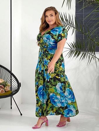 Платье Romeo Life RL379 green - делук