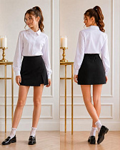 Юбка-Шорты Karolina KR836 black - делук