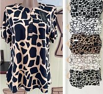 Блузка Ileana IL57 black-beige - делук