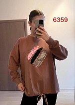 Свитер Fsn 6359 brown - делук