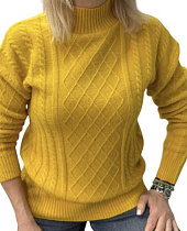 Свитер Elena&Vika 24039 yellow - делук