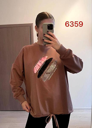 Свитер Fsn 6359 brown - делук