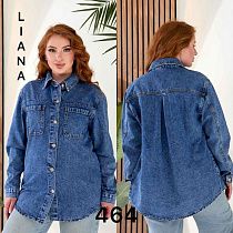 Рубашка Liana Denim 464 l.blue - делук