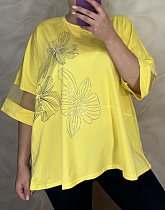 Футболка Levisha 26034 yellow - делук